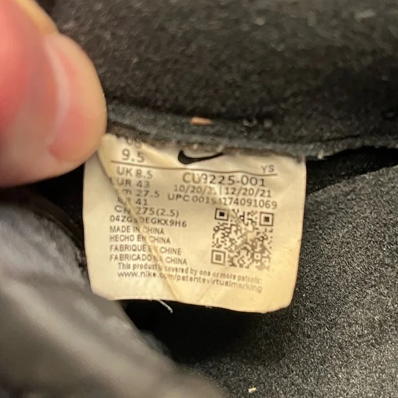 Supreme x Nike Air Force 1 Low ‘Box Logo – Black’ Men’s 9.5 - Picture 7 of 7